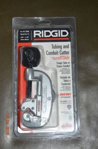 3-Ridgid Tubing and Conduit Cutter,3/16-1-1/8&#034; (5mm-28mm) No 32920, Model No 15