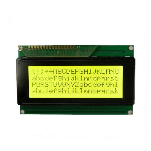 Quality NEW 1 PC New 2004 20X4 5V Character LCD Display Module Yellow Backlight
