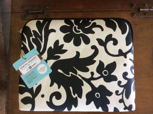 Martha Stewart Home Office with Avery 10&#034; laptop sleeve in Black Damask