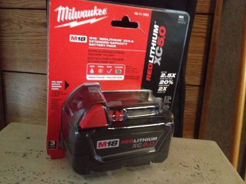 Milwaukee 48-11-1850 M18 RedLithium XC 18V 5.0 Ah Li-Ion Battery Pack.