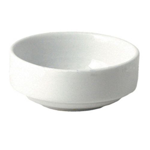 FOH ASC016WHP23 Monaco White Porcelain 3 Oz. Ramekin - 12 / CS