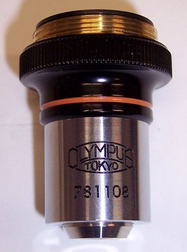 OLYMPUS 781108 MICROSCOPE OBJECTIVE LENS 10 X 0.25