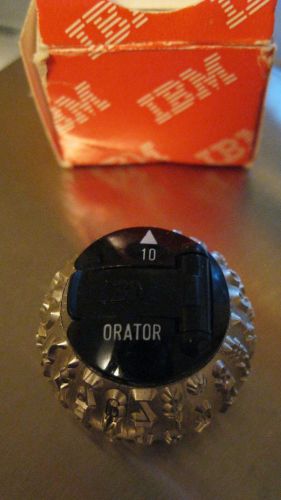 IBM Selectric Typewriter Element Ball - Pitch 10  Style ORATOR