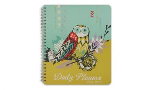 Capri Design 17 Months August 2016-December 2016 Daily Planner - Owl