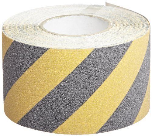 Brady 78149 60 length x 4&#034; width b-916 grit-coated polyester  black and yellow d for sale