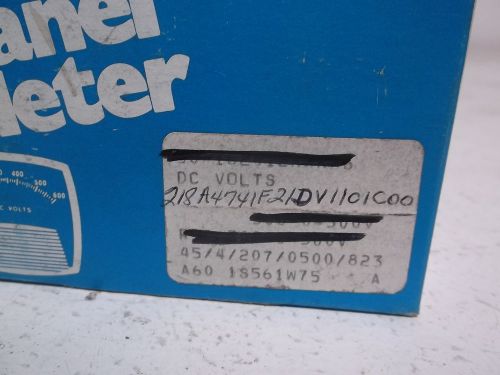 GENERAL ELECTRIC 218A4741F21DV1101C00 METER PERCENT AMPS *NEW IN A BOX*