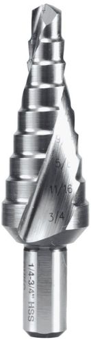 Ruko Step Drill Bit - Uni Bit 101703E 1/4 to 3/4 HSS