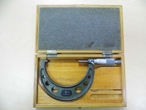 MITUTOYO 103-218 3&#034; 4&#034; OUTSIDE MICROMETER MACHINIST TOOL