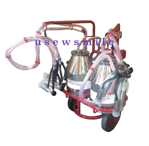 Milking machine w/ 1 system x 1 cow and 1x 2 goats simultaneous inox+free extras for sale