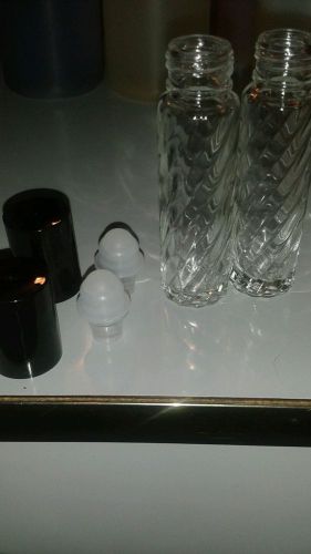 1/3 Oz DESIGNER GLASS BOTTLES(PLASTIC SEAL CAP and  ROLL ON)1DZ FOR $5