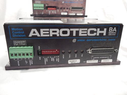 AEROTECH BA30 Servo Amplifiers 80-320VAC, 0-400hz 15A 3 Phase
