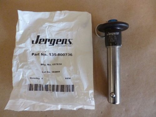 3/4&#034; X 2-1/2&#034; GRIP 17-4 STAINLESS STEEL JERGENS BALL LOCK QUICK RELEASE PIN