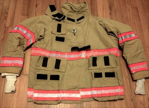 Firefighter turnout/bunker coat - globe g-xtreme - 50 chest x 32 length - 2006 for sale