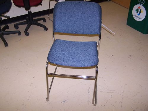 &#034;USED&#034; LOT OF 20 -GLOBAL 2152 STACKING CHAIR CUSHION BACK/SEAT-PICK UP ONLY