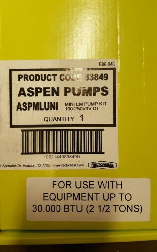 NEW NOS Aspen Pumps ASPMLUNI 83849 Condensate Pump Mini Lime 100-250V Slimline