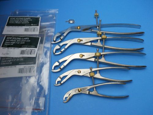 Bone holding clamps(set of 5)-turtle#tr-or-225-176 to 180,orthopedic instruments for sale