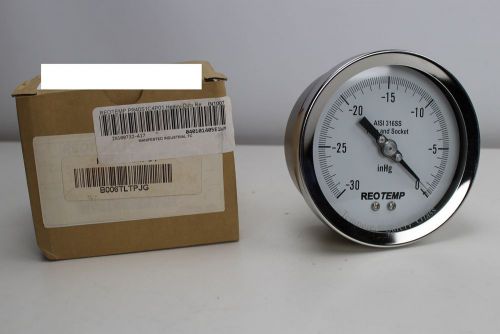 Reotemp  stainless steel heavy-duty repairable pressure gauge pr40s1c4p01  nib for sale