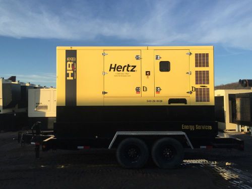 -309 kva hipower generator, selectable, trailer mounted, 12 lead, sound atten... for sale