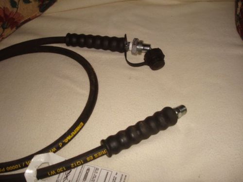 Enerpac porta power &amp; jack high-pressure hydraulic hose 900 series, 6&#039; ft  black for sale