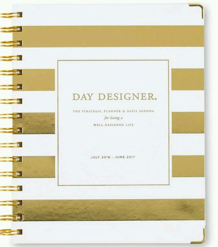 Day Designer Daily Planner gold