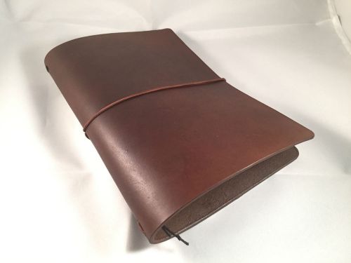 Midori Style Traveler&#039;s Notebook Extra-Large Moleskine leather cover handmade