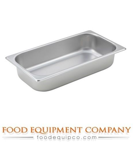 Winco SPT2 Steam Table Pan, 1/3 size, 2.5&#034; deep - Case of 48