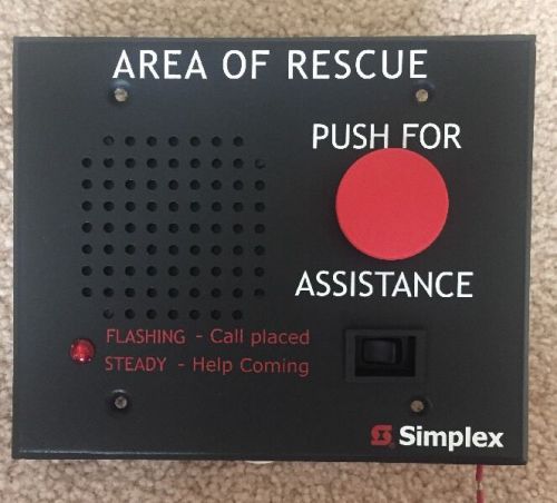 Simplex Area Of Rescue Panel
