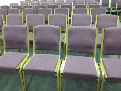Lot of 50 High Quality Stackable Banquet/Office Chairs