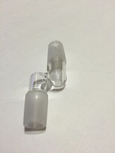 18mm To 18mm - 90 Degree - Glass On Glass Reclaim Adaptor