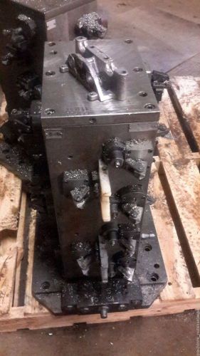 18&#034; x 17&#034; x 26&#034; Tombstone Fixture Plate For Horiz Machining Center Cast Steel