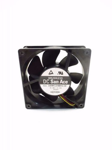 SANYO 109R1248H110 SAN ACE 120 X 120 X 38 MM 48V-DC COOLING FAN D524791