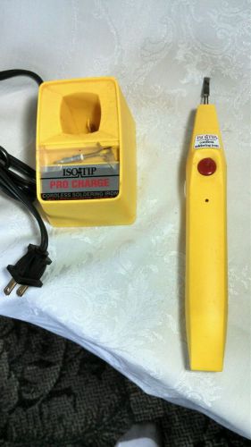 Iso-tip Pro-Charge cordless soldering iron Wahl Clipper corp yellow
