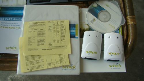 Complete system laptop and  2 Schick Dental sensors Size 2 &amp; size 1 &amp; 2 remotes