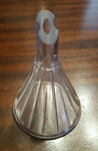 Vintage small vented glass funnel from lab or pharmacy for sale