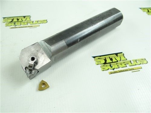 CARBOLOY 1-1/4&#034; X 6&#034; SHANK INDEXABLE BORING BAR W/ INSERTS S20-MWLNR + INSERT