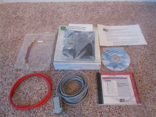 Monaco Fire Alarm Software Documentation Cables Analog Driver Card &amp; Planner Kit