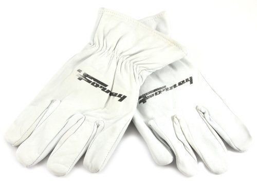 Forney 55268 work gloves, lined goat skin, large, cream for sale