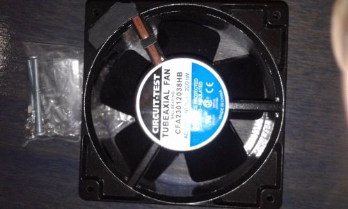 NEW Circuit-Test Tubeaxial Bearing Fan 230VAC/21W RoHS