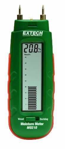 Extech Instruments Extech MO210 Pocket Size Moisture Meter with 2-in-1 Digital
