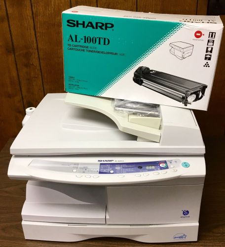 Sharp Al-1641Cs Copier Printer Scanner All in One &amp; AL-100TD Toner Cartridge NIB
