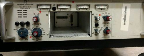 Microdyne Telemetry receiver 1100 AR(5) empty rack mount chassis