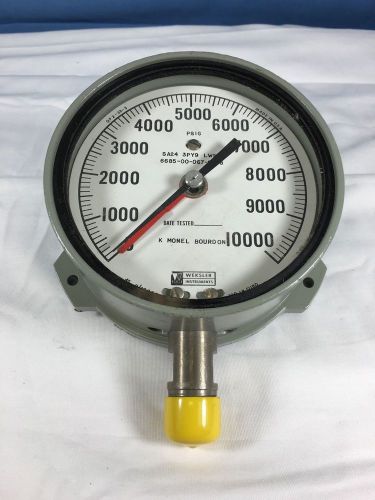 Weksler 4.5&#034; 0-10000 Mil-Spec Gauge