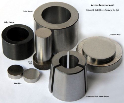 25mm id easy-retrieve steel pellet press tablet mill dry pressing die set mold for sale