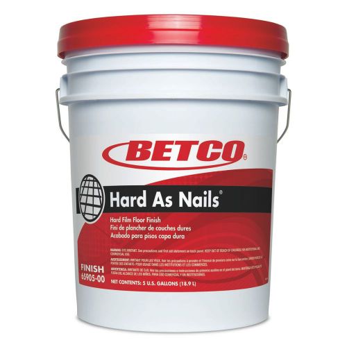 Betco hard as nail floor finish wax 5 gallon buckets bulk price cut for sale