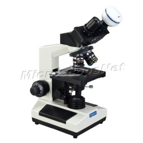 3MP Digital Compound Live Blood Biological Microscope 40X-1000X w Dry Darkfield