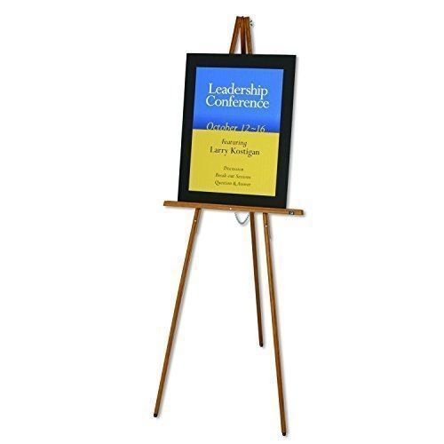 Quartet Lightweight Tripod Floor Easel, 64 In. High, Natural Oak, EA - QRT41E