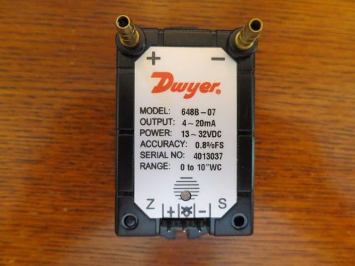 Dwyer 648B-07 Sensor Differential Pressure Transmitter