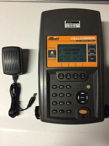 Alber Cellcorder CRT-300 Handheld Cell Voltage Resistance Tester CRT300 WCharger