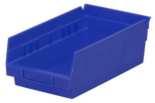 Shelf bin, 11 5/8&#034;l x 4&#034;h x 6 5/8&#034;w, blue for sale