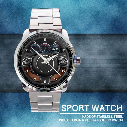 2011 Jaguar XJ 4-door Sedan Supercharged Steering WheeL #187 Sport Metal Watch